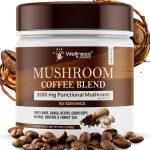 Organic Mushroom Coffee Instant 7 Superfood Mushroom Blend 90 Servings Lions Mane Chaga Reishi Cordyceps Maitake (New)