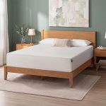 Zinus Memory Foam 12 Inch Green Tea Mattress King White Pressure-Relieving Comfort Full-Body Support Naturally Fres (New)
