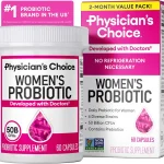 Physician's Choice Probiotics - PH Balance Digestive UT &amp Feminine Health - 50 Billion CFU - 6 Unique Strains for Women (New)