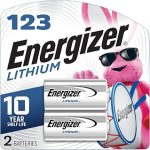 Energizer 123 Lithium Batteries 2 Pack 3V Photo Batteries (New)