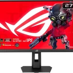 ASUS ROG XG27ACMES 27 Inch 1440p 255Hz Fast IPS G-SYNC HDR Gaming Monitor OLED Care Pro 003ms G-SYNC Compatible USB- (New)