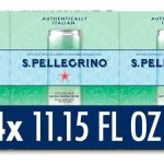 SPellegrino Sparkling Natural Mineral Water Unflavored 1115 Fl Oz Pack of 24 (New)