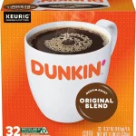 Dunkin' Original Blend Medium Roast Coffee 128 Keurig K-Cup Pods 4 boxes of 32 single serve coffee pods each Rich &amp sm (New)
