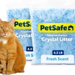 PetSafe ScoopFree Premium Crystal Litter Fresh Scent 43 Lb Bag 2 Pack Ultra-Absorbent Crystal Cat Litter 5x Faster (New)