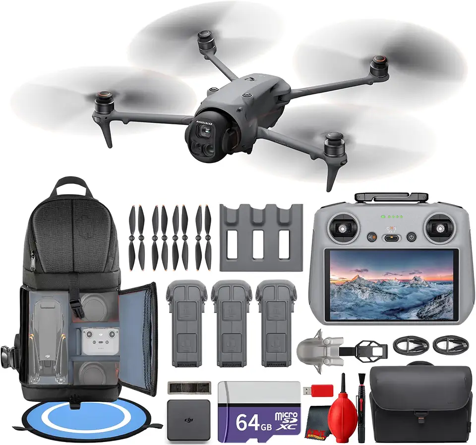 81MxiJENkDL._AC_UL960_FMwebp_QL65_ DJI Mavic 4 Pro Drone Fly More Combo Professional Aerial Camera Advanced Obstacle Avoidance Long Flight Time Cinemat (New) - Image 1