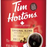 Tim Hortons Original Blend Medium Roast Ground Coffee Canadaâ€™s Favorite Coffee Made with 100% Arabica Beans 48 Ounce C (New)
