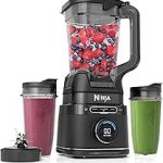 Ninja Detect Blender with Cups BlendSense Tech 72oz 1800PW Black TB301 BlendSense Tech for smooth results. 72-oz pi (New)