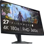 Alienware 27 4K Dual-Resolution Gaming Monitor - AW2725QF - 4K at 180Hz and FHD at 360Hz 05ms GTG 1ms GTG Extreme Mod (New)