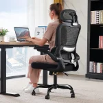 TRALT Office Chair Ergonomic Desk Chair with Lumbar Support Black 1 330 LBS Home Office Desk Chairs with Headrest Read (New)