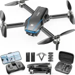Drone with Camera for Kids Adults Brushless RC Drone with Anti-Lost Alarm One Key Takeoff/Landing Propeller Guards Vo (New)