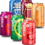 Poppi Prebiotic Soda Major Mix 12 Oz 12 Pack Prebiotic Soda Sparkling Water &amp Fruit Juice 5g Sugar (New)