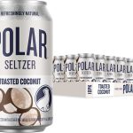 Polar Seltzer Water Toasted Coconut 12 fl oz Cans 18 Pack (New)