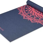 Gaiam Yoga Mat Classic Print 4mm Non-Slip Mat Lightweight 4mm print yoga mat with non-slip grip Ideal for yoga Pilate (New)