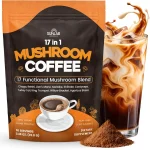 Organic Mushroom Coffee 17 Functional Mushroom Blend Lion's Mane Reishi Chaga Cordyceps Turkey Tail &amp More Gourmet A (New)