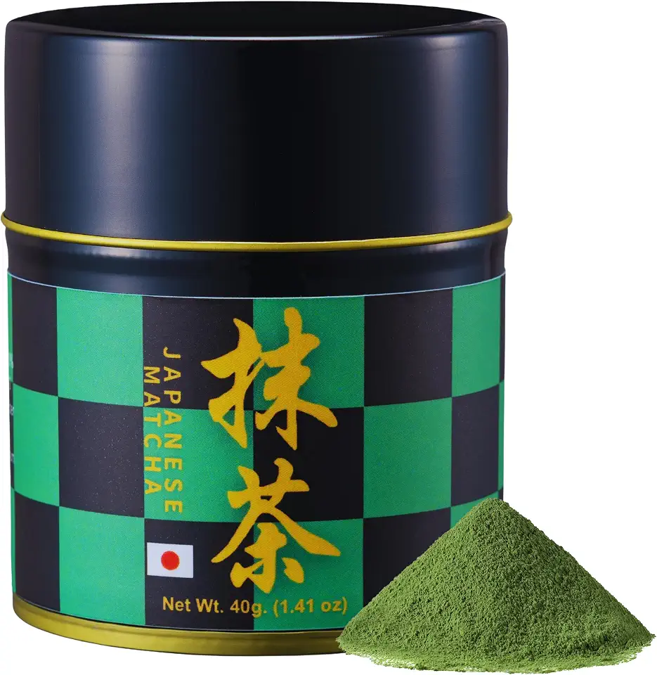 81Ta72UFpcL._AC_UL960_FMwebp_QL65_ Matcharl Matcha Powder Japanese Ceremonial Grade 40g/14oz - TAROU太郎 - Authentic Japanese First Harvest Matcha from (New) - Image 1
