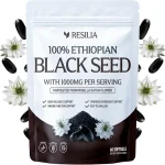 Resilia Ethiopian Black Seed Softgels 1000mg Per Serving Easy to Swallow Soft Capsules 60 Count (New)