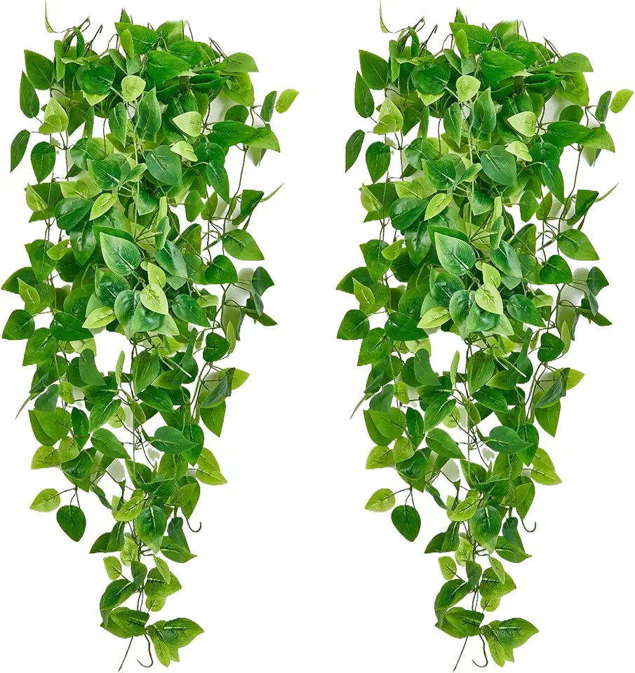 81UAHAxbO0L._AC_UL960_FMwebp_QL65_ Fake Hanging Plants Vines2pcsfor Room Decor Artificial Ivy Greenery Garlands for Home Bedroom Living Aesthetic Kitchen (New) - Image 1