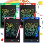 Zonon 4 Pcs LCD Writing Tablet for Kid Blue Red Green Pink 85 Inch Toddlers Age 3-8 Vibrant Color Display Eye-sa (New)