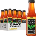 Pure Leaf Iced Tea Sweetened Lemon Real Brewed Tea 185 Fl Oz Bottles Pack of 12 (New)