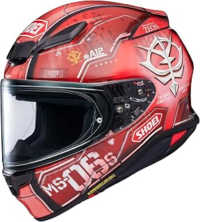 81WyuFoNTuL._AC_UL320_ Shoei RF-1400 MS-06S Chars Zaku II Full Face Motorcycle Helmet (New) - Image 1