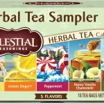 Celestial Seasonings Herbal Tea Sampler Variety Pack Caffeine Free 18 Tea Bags Box (New)