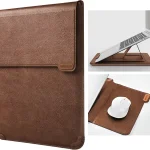 Nillkin 156 inch Laptop Sleeve with Stand 3-in-1 2 Stand Modes Brown Adjustable Stand MacBook Sleeve Slim Lapto (New)