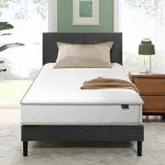 Zinus 6 Inch Twin Foam and Spring Hybrid Mattress Medium Firm Feel Fiberglass Free Durable Support Mattress in a Box (New)
