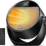 DREO Space Heater 1500W 60° Adjustable Tilt Portable Heater for Office 10.5ft/s Fast Electric Heaters for Indoor Use w (New)