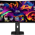 msi MAG 341CQP QD-OLED X28 34&quot UWQHD Tandem Monitor 3440x14401800R RGB Stripe DarkArmor Film Uniform Luminance 280H (New)