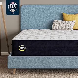 81ahwr1nrXL._AC_UL320_ Serta Classic Clarks Hill 2.0 Plush Euro Top 12.5" Queen Mattress CertiPUR-US certified 10 Year Limited Warranty 100-N (New) - Image 1