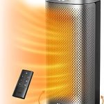 DREO Space Heaters for Indoor Use 16 Inch Electric Heater for Large Room 1500W Fast Heating Quiet Operation Remote Co (New)