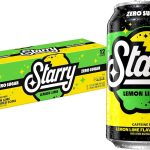 Starry Zero Sugar Lemon Lime Soda 12 Fl Oz Cans Pack of 12 (New)