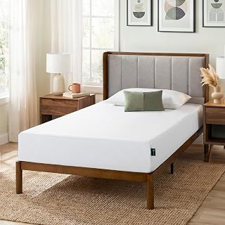 81c3vheNeVL._AC_UL320_ ZINUS 8 Inch Green Tea Cooling Gel Memory Foam Mattress / Cooling Gel Foam / Pressure Relieving / CertiPUR-US Certified / (New) - Image 1