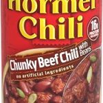 HORMEL Chili Chunky Beef Chili with Beans 15oz x1 Canned Chili. 16g Protein / serving High Protein Ready to Eat Meal (New)