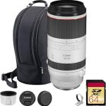 Canon RF 100-500mm f/4.5-7.1L IS USM Telephoto Zoom Lens 4112C002 Bundle For Wildlife Photography Full-Frame Coverag (New)