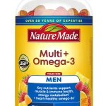 Nature Made Mens Multivitamin Gummies with Omega-3 150 Count Vitamins and Minerals Gummy with Omega-3 Mens Gummy Multi (New)
