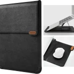 Nillkin 13 inch Laptop Sleeve with Stand 3-in-1 Mouse Pad Black Texture Adjustable Stand MacBook Sleeve Slim Lap (New)