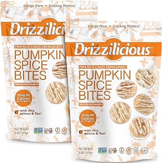 81e-jOSxVCL._AC_UL320_ Drizzilicious Mini Flavored Rice Cakes Rice Crisps Healthy Snack for Adults and Kids Vegan Gluten Free Snack Only 90 (New) - Image 1