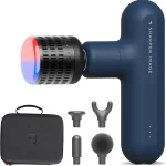 Sharper Image Powerboost Move Heat &amp Cold Mini Percussion Massage Gun Deep Tissue Full Body Back &amp Shoulder Massager Ha (New)