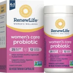 Renew Life Women's Care Probiotic 25 Billion CFU 60 Vegetarian Capsules Digestive Immune &amp Urinary Health Dairy So (New)