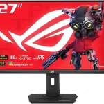 ASUS ROG XG27ACS 27 Inch 1440p 180Hz USB-C G-SYNC HDR Gaming Monitor DisplayHDR 400 sRGB 133% 1ms GTG Fast IPS ELM (New)