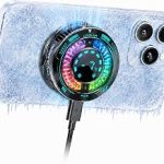 Cyberix Magnetic Phone Cooler for iPhonefor GamingLive Streaming Phone CoolerPhone FaniPhone Compatible with Type-C， (New)