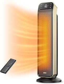 81i351y4M2L._AC_UL320_ DREO 25 Inch Electric Space Heater for Indoor Use Large Room Thermostat 11.5 ft/s Fast Heating 25dB Quiet Operation (New) - Image 1