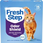 Fresh Step Odor Shield Multi Cat Clumping Cat Litter 14 lb Febreze Freshness Odor Shield with Ammonia Block Technolog (New)