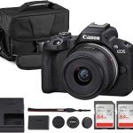 Canon EOS R50 Mirrorless Camera Kit APS-C RF Camera with 18-45mm Lens 4K Video Dual Pixel AF II Vari-Angle Touchscre (New)