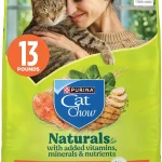 Purina Cat Chow Naturals High Protein Dry Cat Food 13 lb Bags Indoor cat food with real chicken and salmon plus whole g (New)