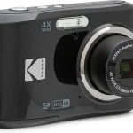 Kodak PIXPRO FZ45 16MP Compact Digital Camera 4X Optical Zoom AA Black 1080p Full HD Video 27mm Wide Angle Lens 27 (New)