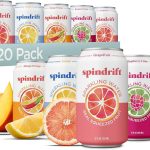 Spindrift Sparkling Water 4 Flavor Variety Pack Made with Real Squeezed Fruit 12 Fl Oz Pack of 20 (New)