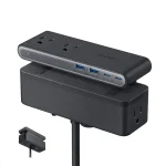Anker Nano Power Strip Desk Clamp 70W Max 1500J Surge Protector 2 USB C 6AC 5ft Extension Cord Outlet Extender Desk (New)