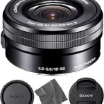 Sony SELP1650 16-50mm OSS Lens: Sony E PZ 16-50mm f/3.5-5.6 OSS Lens Black + Pro Starter Bundle Kit Combo Internationa (New)
